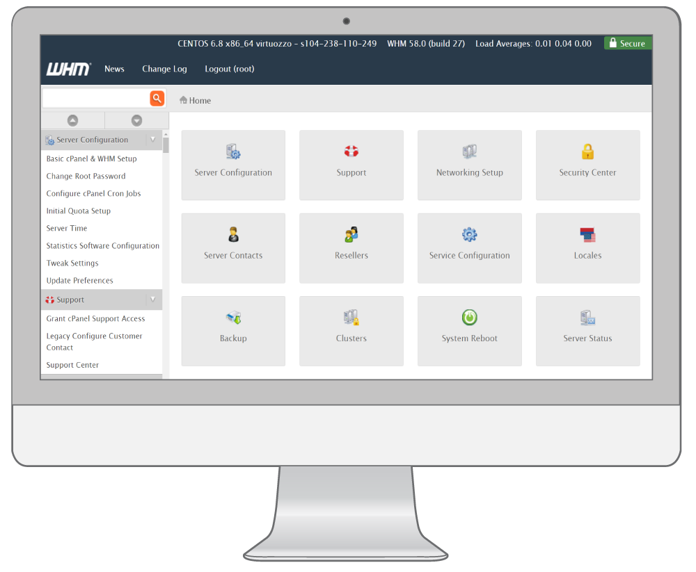 Cpanel Screen Shot